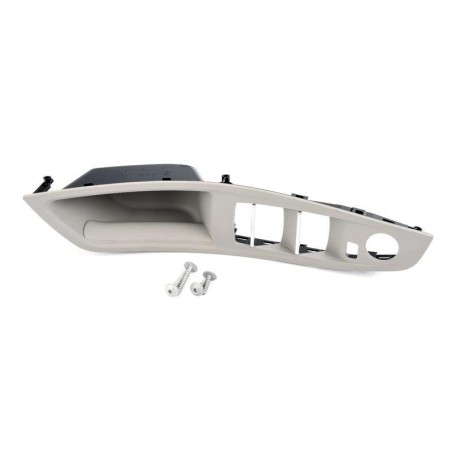 Garniture de poignée de porte avant gauche grise - Pièce d'origine BMW 51417225869