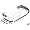 Grille droite - Pièce d'origine BMW 51117303758 Grille droite - Pièce d'origine BMW 51117303758