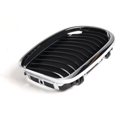 Grille de cadre chromé avec grille noire - Pièce d'origine BMW 51137201968