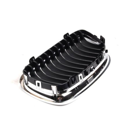 Grille de cadre chromé avec grille noire - Pièce d'origine BMW 51137201968