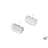 Grille avant droite - Pièce d'origine BMW 51133402910 Grille avant droite - Pièce d'origine BMW 51133402910