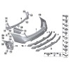 Cache de crochet de remorquage arrière Gt M Sport - Pièce d'origine BMW 51128055049 Cache de crochet de remorquage arrière Gt M Sport - Pièce d'origine BMW 51128055049