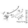 Guide inférieur central - Pièce d'origine BMW 51127896847 Guide inférieur central - Pièce d'origine BMW 51127896847