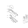 Support de console centrale de frein à main - Pièce d'origine BMW 51167121737 Support de console centrale de frein à main - Pièce d'origine BMW 51167121737