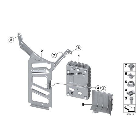 Amplificateur Harman Kardon - Pièce d'origine BMW 65126846905