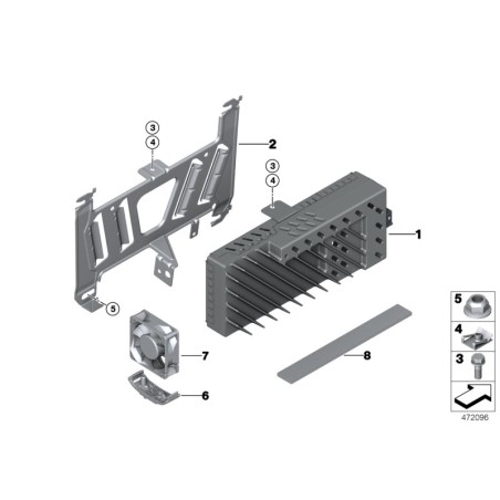 Amplificateur Harmon Kardon - Pièce d'origine BMW 65129366164