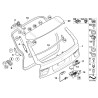 Mécanisme de verrouillage du hayon - Pièce d'origine BMW 51247308849 Mécanisme de verrouillage du hayon - Pièce d'origine BMW 51247308849