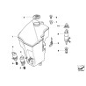 Réservoir du dispositif de nettoyage des phares - E83 - Pièce d'origine BMW 61663403212 Réservoir du dispositif de nettoyage des phares - E83 - Pièce d'origine BMW 61663403212
