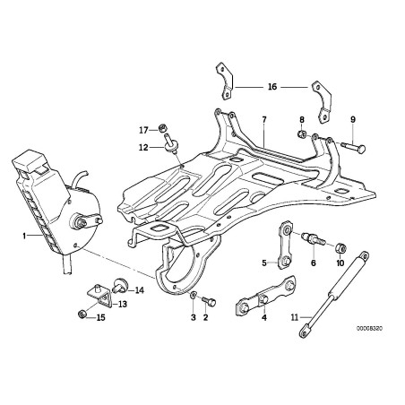 Amortisseur de réglage des phares - Pièce d'origine BMW 63128124448 Amortisseur de réglage des phares - Pièce d'origine BMW 63128124448