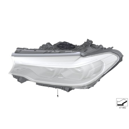 Ensemble de phares (à LED adaptatifs) - Pièce d'origine BMW 63117214959 Ensemble de phares (à LED adaptatifs) - Pièce d'origine BMW 63117214959