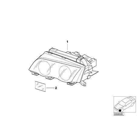 Phare - Pièce d'origine BMW 63126906494