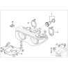 Cache de capuchon de faisceau lumineux élevé - Pièce d'origine BMW 63126916096 Cache de capuchon de faisceau lumineux élevé - Pièce d'origine BMW 63126916096