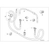Tuyau de lave-phare - Pièce d'origine BMW 61677033036 Tuyau de lave-phare - Pièce d'origine BMW 61677033036
