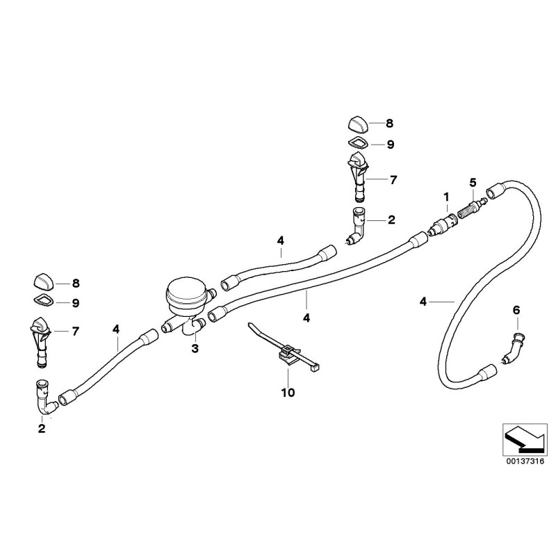 apprêté - Pièce d'origine BMW 61677129836 apprêté - Pièce d'origine BMW 61677129836