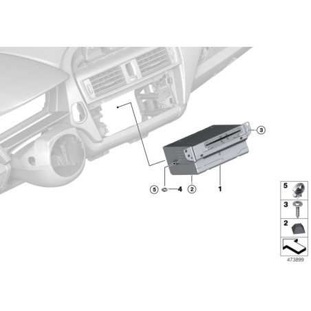 Unité principale - Pièce d'origine BMW 65129325978