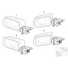 Rétroviseur chauffant sans verre gauche - Pièce d'origine BMW 51168266601 Rétroviseur chauffant sans verre gauche - Pièce d'origine BMW 51168266601