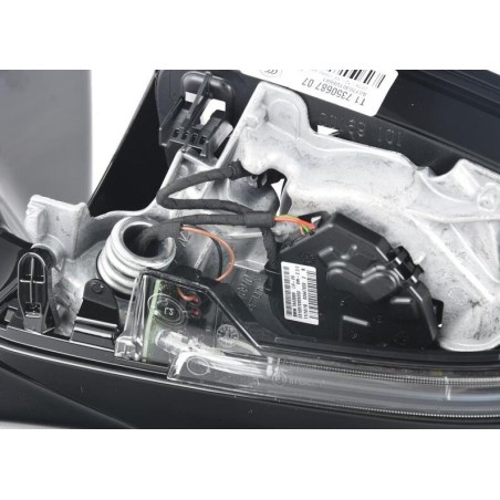 Rétroviseur chauffant sans verre, ligne d'ombre gauche - Pièce d'origine BMW 51167350687