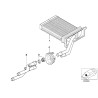 Noyau de chauffage - Pièce d'origine BMW 64518398746 Noyau de chauffage - Pièce d'origine BMW 64518398746