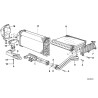 Radiateur de chauffage avec boîte à eau en plastique - Pièce d'origine BMW 64118391389 Radiateur de chauffage avec boîte à eau en plastique - Pièce d'origine BMW 64118391389