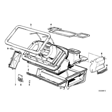 Résistance de chauffage - Pièce d'origine BMW 64111370927 Résistance de chauffage - Pièce d'origine BMW 64111370927