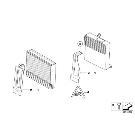 Amplificateur HiFi - Pièce d'origine BMW 65129143127 Amplificateur HiFi - Pièce d'origine BMW 65129143127