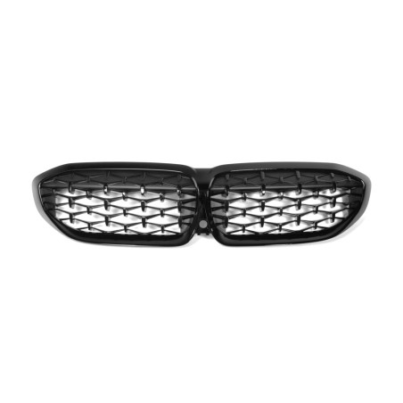 Calandre avant en noir brillant - Pièce d'origine BMW 51139448475 Calandre avant en noir brillant - Pièce d'origine BMW 51139448475