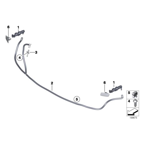 Buse haute pression - Pièce d'origine BMW 61677221603