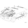 Isolation de capot arrière droit - Pièce d'origine BMW 51481904314 Isolation de capot arrière droit - Pièce d'origine BMW 51481904314