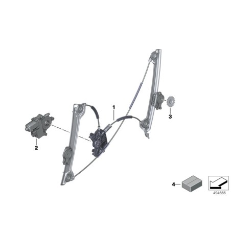 Boulon de crochet - Pièce d'origine BMW 51337184604