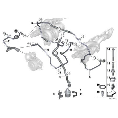 Collier de serrage - Pièce d'origine BMW 11151726339