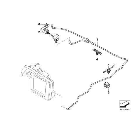 Tuyau - Pièce d'origine BMW 61667142059