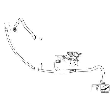 Tuyau - Pièce d'origine BMW 61677059207