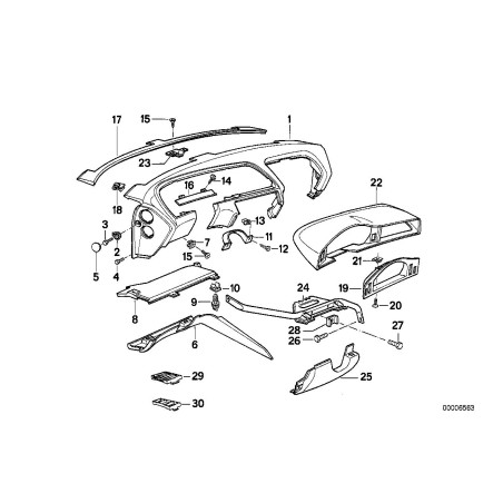 Boîtier inférieur - Pièce d'origine BMW 51451928649