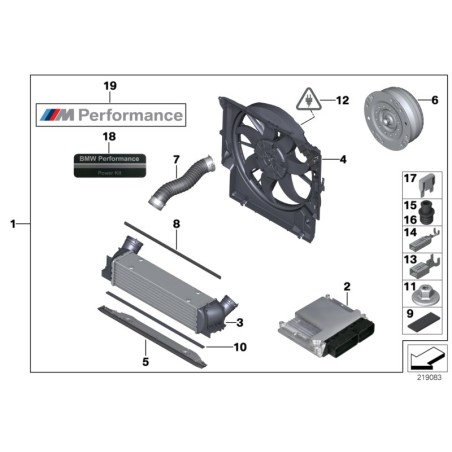 Boîtier - Pièce d'origine BMW 61136900536