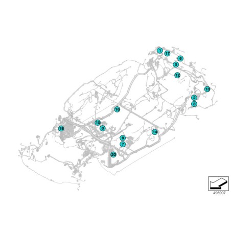 Boîtier - Pièce d'origine BMW 61138364652
