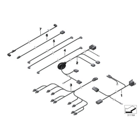 HSD - Tubing CIC - C - Pièce d'origine BMW 61119228267
