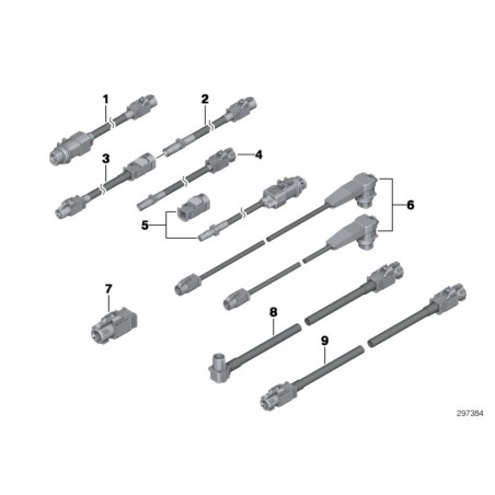 Faisceau de câblage HSD - Pièce d'origine BMW 61129241791 Faisceau de câblage HSD - Pièce d'origine BMW 61129241791