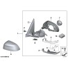 Enjoliveur Cerium Grey - Pièce d'origine BMW 51167466196 Enjoliveur Cerium Grey - Pièce d'origine BMW 51167466196