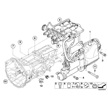 Unité hydraulique - Pièce d'origine BMW 21542282998 Unité hydraulique - Pièce d'origine BMW 21542282998