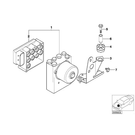 Unité hydraulique - Pièce d'origine BMW 34516756341