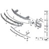 Absorbeur de choc inférieur avant - Pièce d'origine BMW 51117422218 Absorbeur de choc inférieur avant - Pièce d'origine BMW 51117422218