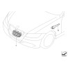 Grille noire chromée individuelle gauche - Pièce d'origine BMW 51137979349 Grille noire chromée individuelle gauche - Pièce d'origine BMW 51137979349
