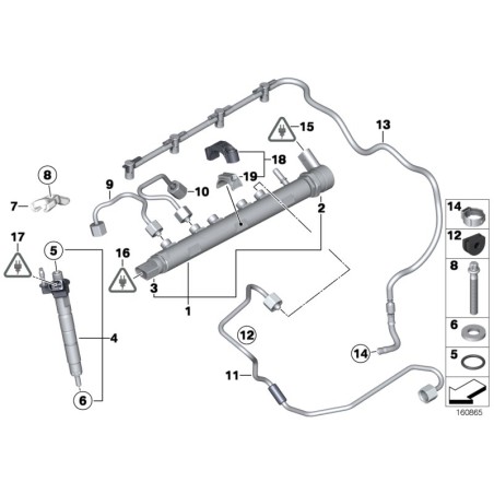 Injecteur - Pièce d'origine BMW 13537805428