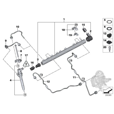 Injecteur - Pièce d'origine BMW 13537810702