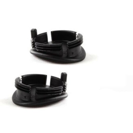 Ensemble de deux bouchons noirs d'ouverture de porte intérieure - Pièce d'origine BMW 51417053791/51417053792 Ensemble de deux bouchons noirs d'ouverture de porte intérieure - Pièce d'origine BMW 51417053791/51417053792