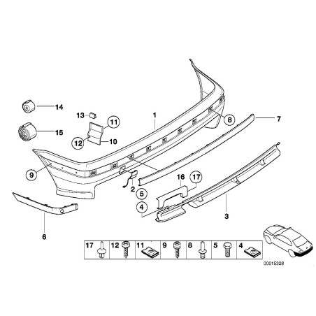 Insertion - Pièce d'origine BMW 51122496320 Insertion - Pièce d'origine BMW 51122496320