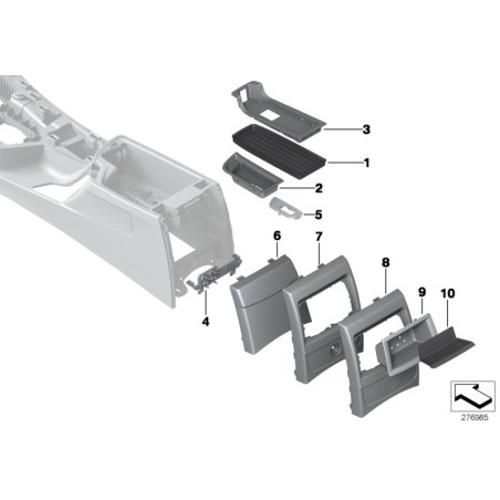 Insertion - Pièce d'origine BMW 51169230126