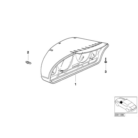 Ampoule d'instrument (1,5W) - Pièce d'origine BMW 62111391260