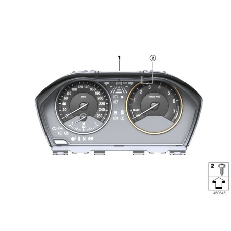 Tableau de bord - Pièce d'origine BMW 62106847107