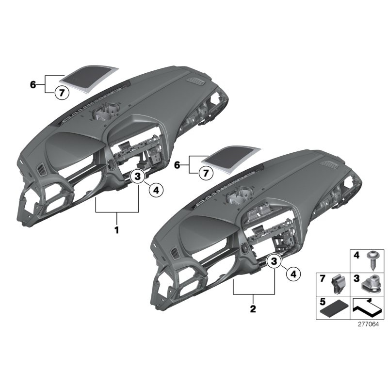 Tableau de bord - Pièce d'origine BMW 51459270595 Tableau de bord - Pièce d'origine BMW 51459270595